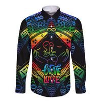 tonga-lgbt-long-sleeve-button-shirt-love-is-love-ngatu-rainbow-water-color