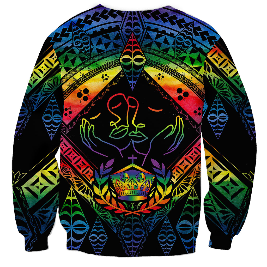 tonga-lgbt-sweatshirt-love-is-love-ngatu-rainbow-water-color
