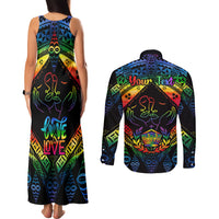 personalised-tonga-lgbt-couples-matching-tank-maxi-dress-and-long-sleeve-button-shirts-love-is-love-ngatu-rainbow-water-color