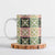 Seamless Pattern Maile and Pikake Lei Ceramic Mug Squares Maile Leaf - Polynesian Pride
