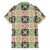 Seamless Pattern Maile and Pikake Lei Family Matching Short Sleeve Bodycon Dress and Hawaiian Shirt Squares Maile Leaf - Polynesian Pride