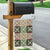 Seamless Pattern Maile and Pikake Lei Garden Flag Squares Maile Leaf - Polynesian Pride