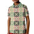 Seamless Pattern Maile and Pikake Lei Kid Polo Shirt Squares Maile Leaf - Polynesian Pride