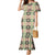 Seamless Pattern Maile and Pikake Lei Mermaid Dress Squares Maile Leaf - Polynesian Pride