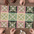 Seamless Pattern Maile and Pikake Lei Puzzle Squares Maile Leaf - Polynesian Pride