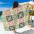 Seamless Pattern Maile and Pikake Lei Sarong Squares Maile Leaf - Polynesian Pride
