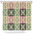 Seamless Pattern Maile and Pikake Lei Shower Curtain Squares Maile Leaf - Polynesian Pride