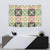 Seamless Pattern Maile and Pikake Lei Tapestry Squares Maile Leaf - Polynesian Pride