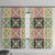 Seamless Pattern Maile and Pikake Lei Window Curtain Squares Maile Leaf - Polynesian Pride