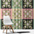 Seamless Pattern Maile and Pikake Lei Window Curtain Squares Maile Leaf - Polynesian Pride
