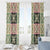 Seamless Pattern Maile and Pikake Lei Window Curtain Squares Maile Leaf - Polynesian Pride