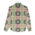 Seamless Pattern Maile and Pikake Lei Women Casual Shirt Squares Maile Leaf - Polynesian Pride