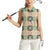 Seamless Pattern Maile and Pikake Lei Women Sleeveless Polo Shirt Squares Maile Leaf - Polynesian Pride
