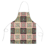 Seamless Pattern Pikake Lei Apron Floral Squares Pikake - Polynesian Pride