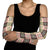 Seamless Pattern Pikake Lei Arm Sleeves Floral Squares Pikake - Polynesian Pride
