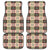 Seamless Pattern Pikake Lei Car Mats Floral Squares Pikake - Polynesian Pride