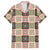 Seamless Pattern Pikake Lei Family Matching Puletasi and Hawaiian Shirt Floral Squares Pikake - Polynesian Pride