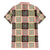 Seamless Pattern Pikake Lei Family Matching Short Sleeve Bodycon Dress and Hawaiian Shirt Floral Squares Pikake - Polynesian Pride