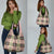 Seamless Pattern Pikake Lei Grocery Bag Floral Squares Pikake - Polynesian Pride