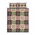 Seamless Pattern Pikake Lei Quilt Bed Set Floral Squares Pikake - Polynesian Pride