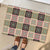 Seamless Pattern Pikake Lei Rubber Doormat Floral Squares Pikake - Polynesian Pride