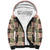 Seamless Pattern Pikake Lei Sherpa Hoodie Floral Squares Pikake - Polynesian Pride