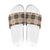 Seamless Pattern Pikake Lei Slide Sandals Floral Squares Pikake - Polynesian Pride