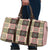 Seamless Pattern Pikake Lei Travel Bag Floral Squares Pikake - Polynesian Pride