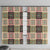 Seamless Pattern Pikake Lei Window Curtain Floral Squares Pikake - Polynesian Pride