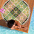 Seamless Pattern Puakenikeni and Kalo Beach Blanket - Polynesian Pride