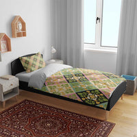 Seamless Pattern Puakenikeni and Kalo Bedding Set - Polynesian Pride