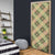 Seamless Pattern Puakenikeni and Kalo Door Cover - Polynesian Pride