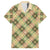Seamless Pattern Puakenikeni and Kalo Family Matching Long Sleeve Bodycon Dress and Hawaiian Shirt - Polynesian Pride