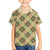 Seamless Pattern Puakenikeni and Kalo Family Matching Long Sleeve Bodycon Dress and Hawaiian Shirt - Polynesian Pride