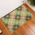 Seamless Pattern Puakenikeni and Kalo Rubber Doormat - Polynesian Pride