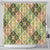 Seamless Pattern Puakenikeni and Kalo Shower Curtain - Polynesian Pride