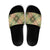 Seamless Pattern Puakenikeni and Kalo Slide Sandals - Polynesian Pride