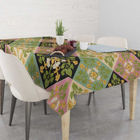 Seamless Pattern Puakenikeni and Kalo Tablecloth - Polynesian Pride
