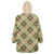 Seamless Pattern Puakenikeni and Kalo Wearable Blanket Hoodie - Polynesian Pride