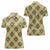 Seamless Pattern Puakenikeni and Kalo Women Polo Shirt - Polynesian Pride