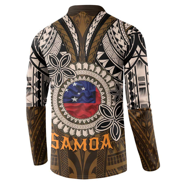 Samoa Hoodie - Samoan Warrior With Eagle