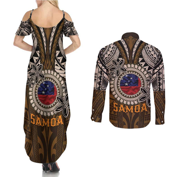 Samoan Sun Short Extended Sleeve Blouse
