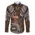 Samoa Warrior Family Matching Tank Maxi Dress and Hawaiian Shirt The Mighty Samoan Warrior Spirit
