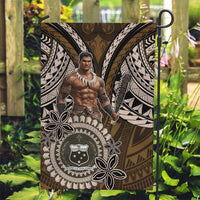 Samoa Warrior Garden Flag The Mighty Samoan Warrior Spirit