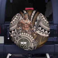 Samoa Warrior Spare Tire Cover The Mighty Samoan Warrior Spirit