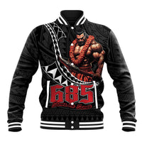 Samoan Pride Polynesian Tribal Warrior Baseball Jacket 685 Samoa Mo Samoa