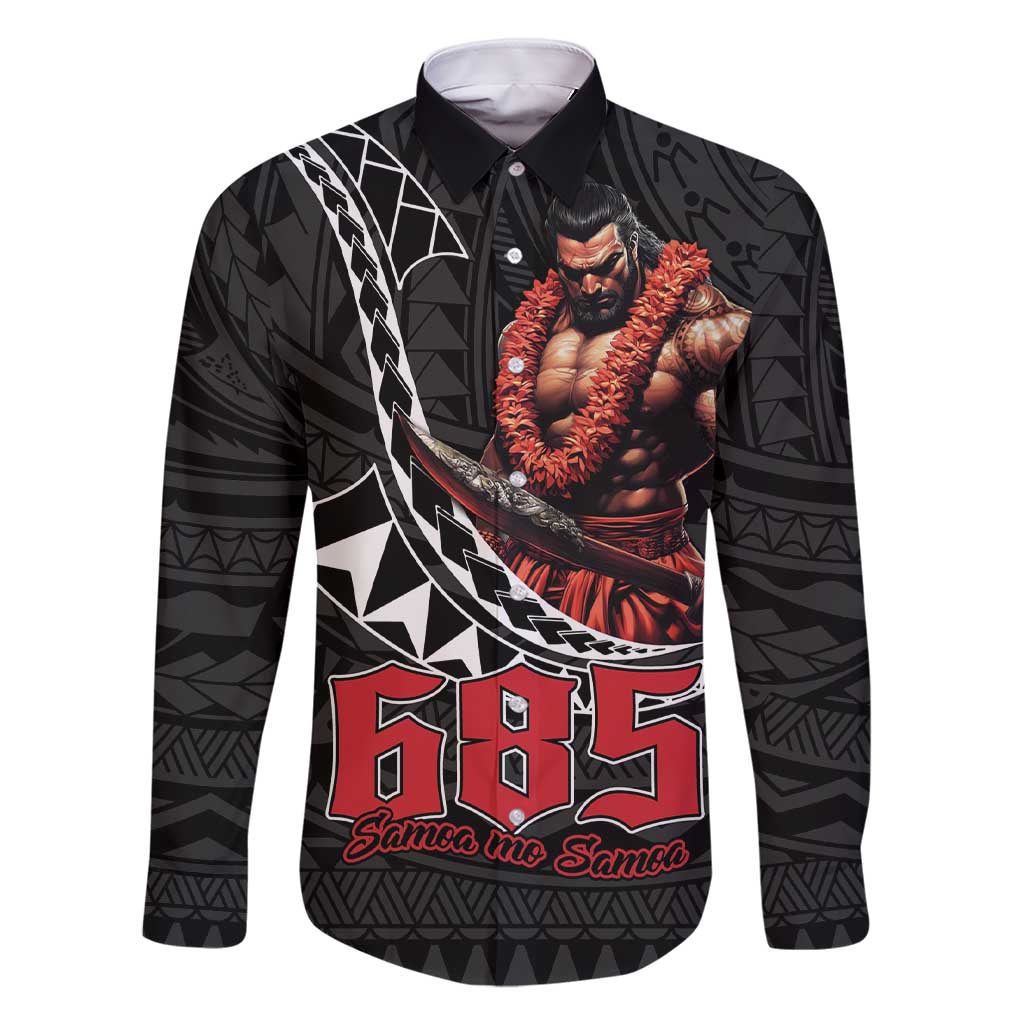 Samoan Pride Polynesian Tribal Warrior Family Matching Short Sleeve Bodycon Dress and Hawaiian Shirt 685 Samoa Mo Samoa