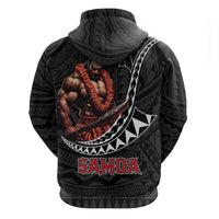 Samoan Pride Polynesian Tribal Warrior Hoodie 685 Samoa Mo Samoa LT9 - Polynesian Pride