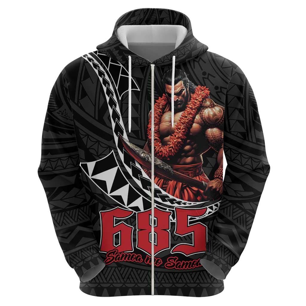 Samoan Pride Polynesian Tribal Warrior Hoodie 685 Samoa Mo Samoa LT9 - Polynesian Pride