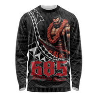 Samoan Pride Polynesian Tribal Warrior Long Sleeve Shirt 685 Samoa Mo Samoa LT9 Unisex Black - Polynesian Pride